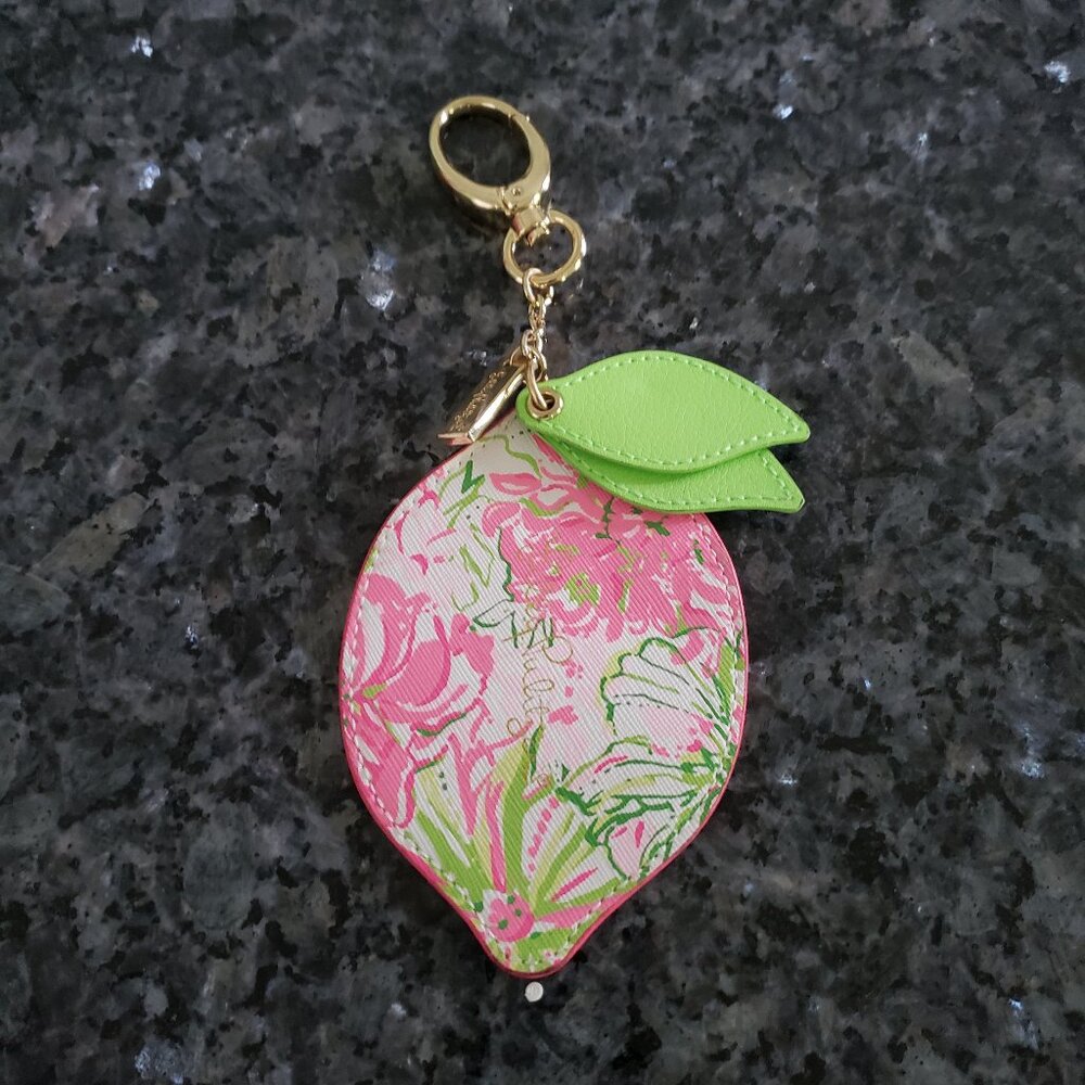 Lilly Pulitzer Summer Lemon Bag Charm